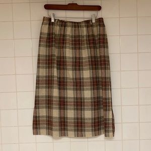 Vintage wool blend skirt